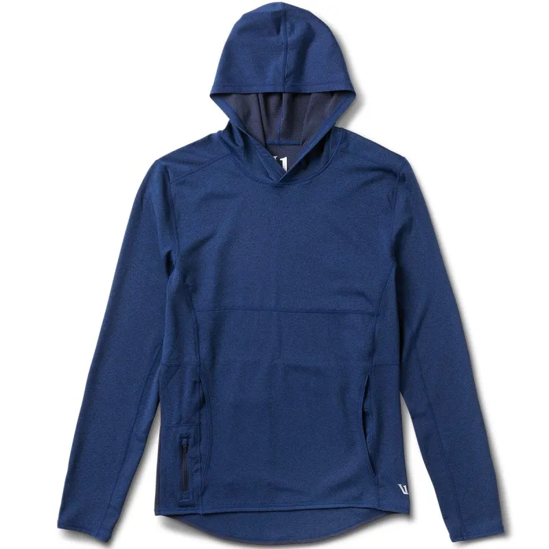 Fusion Tech Hoodie | Navy Heather sold by Vuori