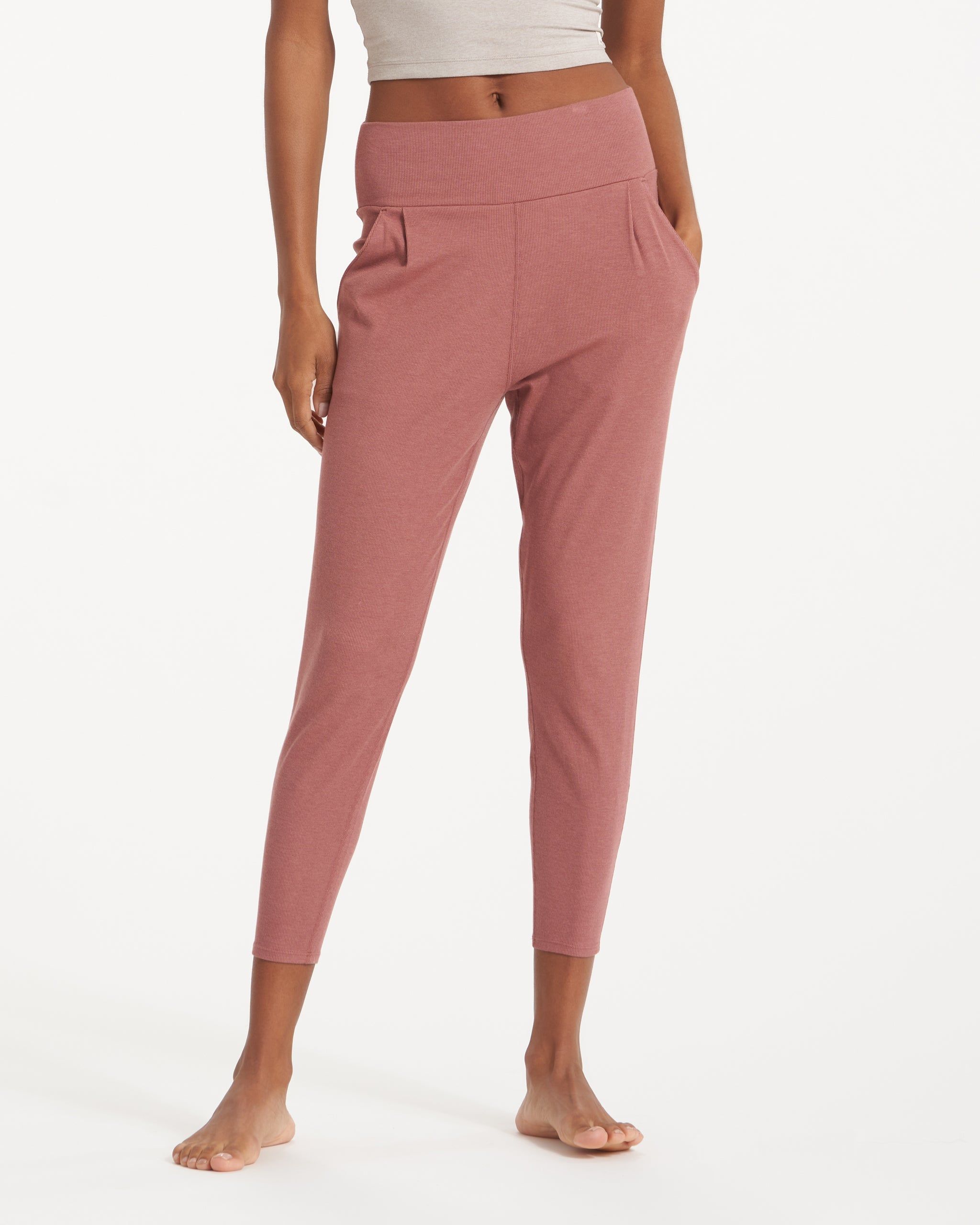 Pose At Ease Pant | Rosewood Heather sold by Vuori