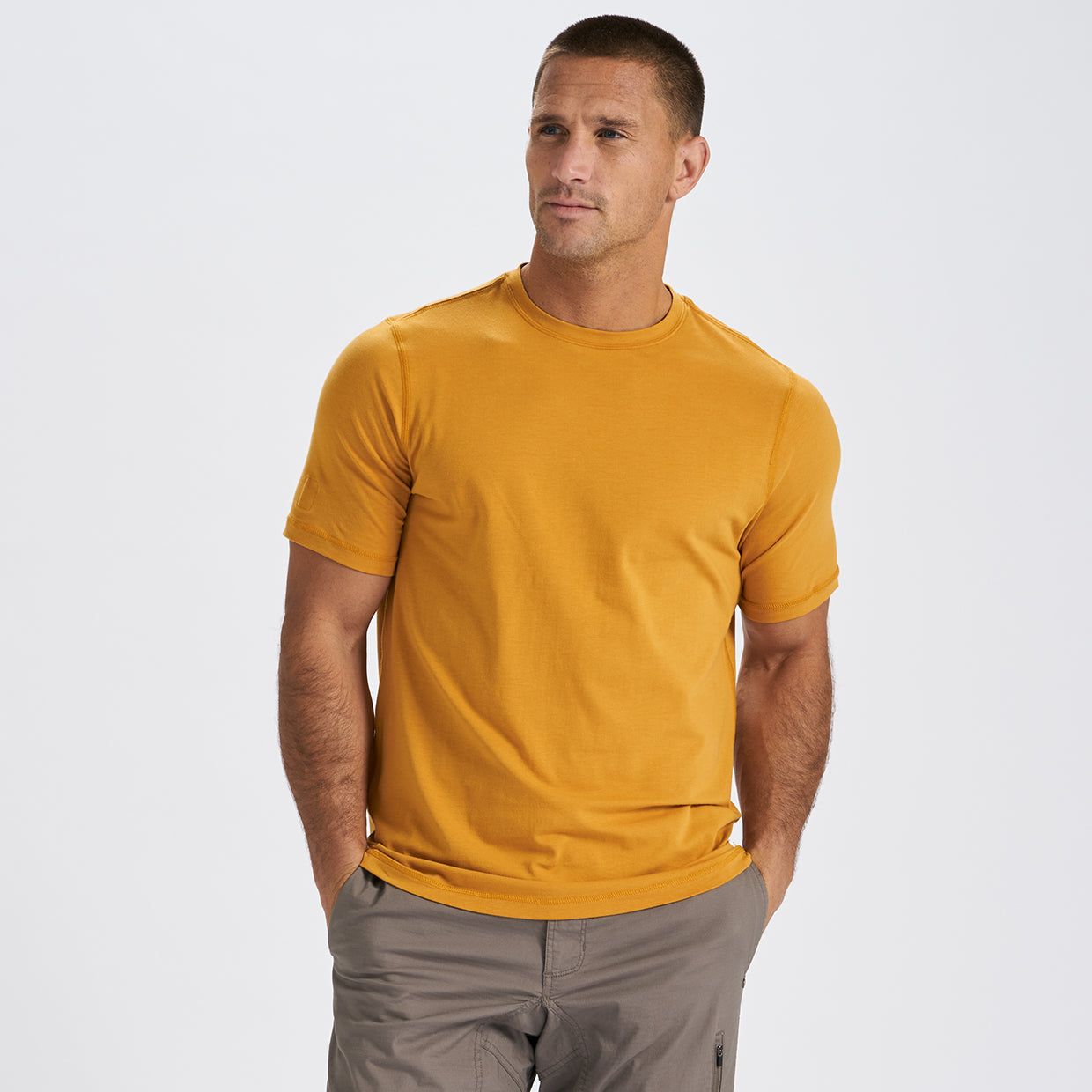 Tuvalu Tee | Cognac sold by Vuori product image thumbnail 2