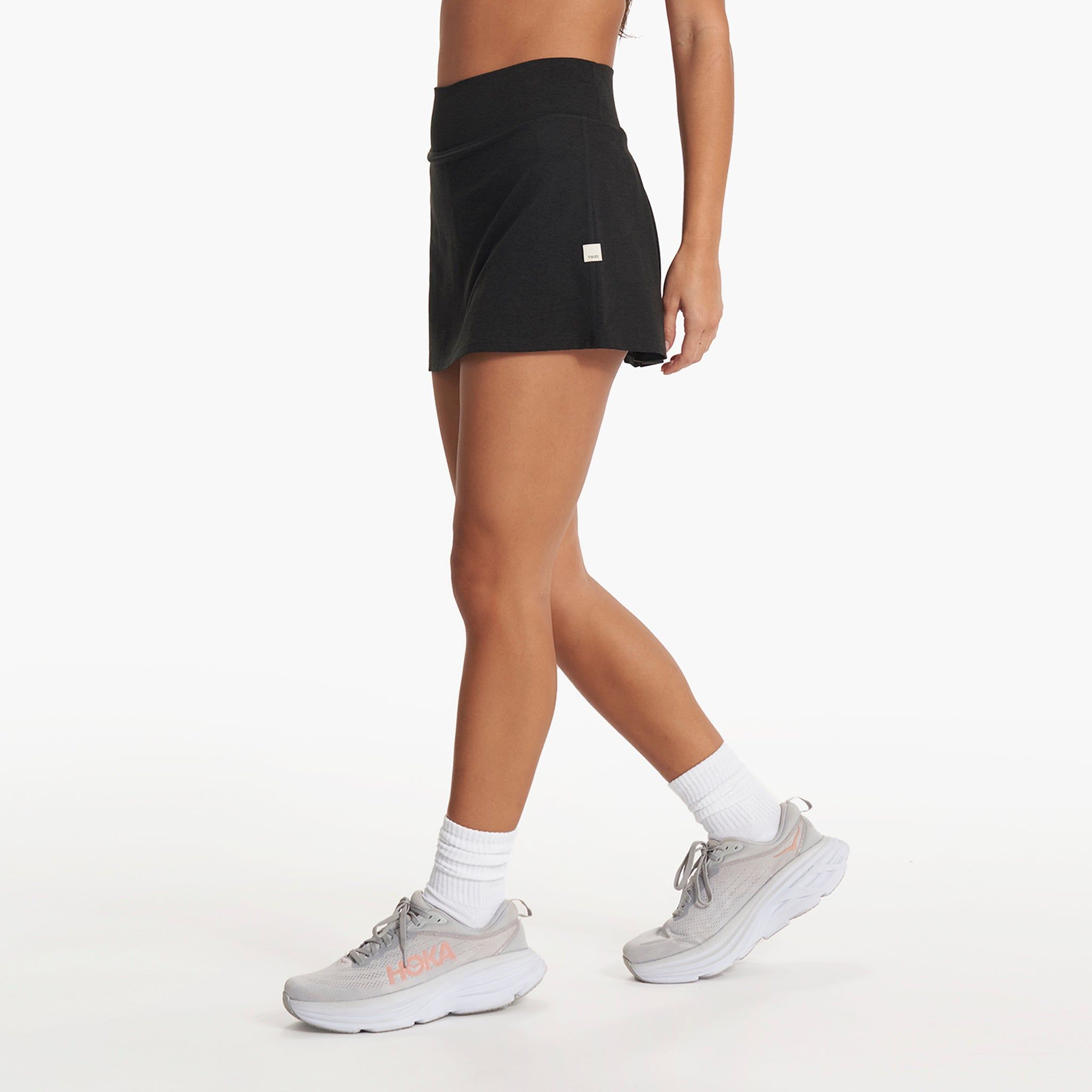 Halo Performance Skirt | Black Heather sold by Vuori product image thumbnail 2