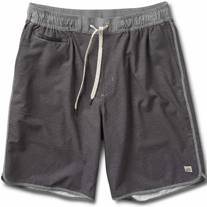 Banks Short | Black-Charcoal Stripe sold by Vuori