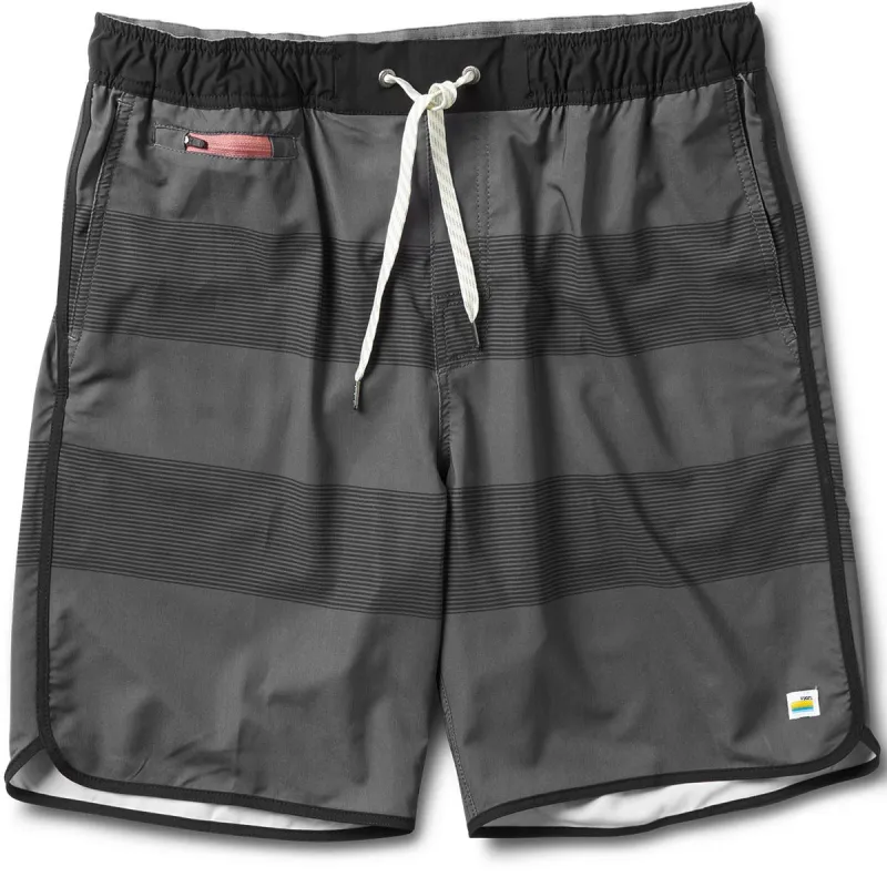 Banks Short | Charcoal Black Stripe sold by Vuori