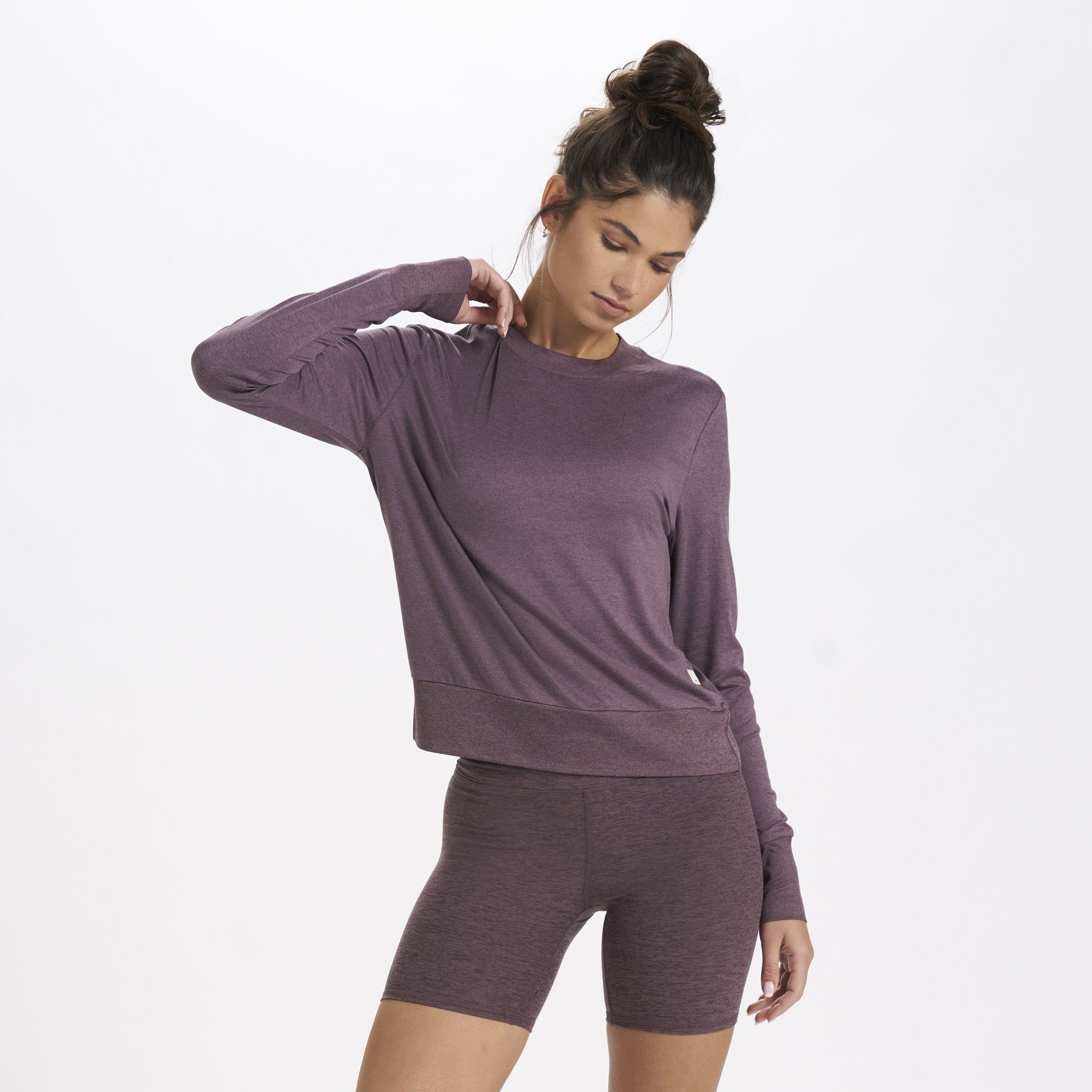 Daydream Crew | Smoked Plum Heather sold by Vuori