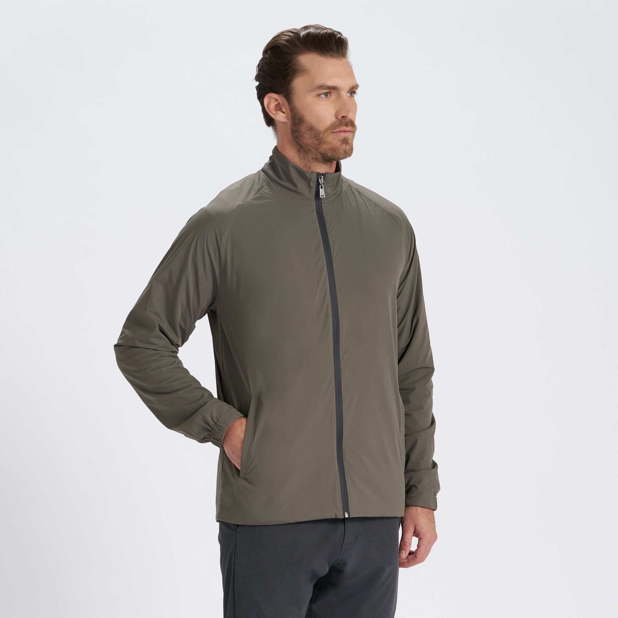 Soco Zip Up | Oregano sold by Vuori product image thumbnail 3