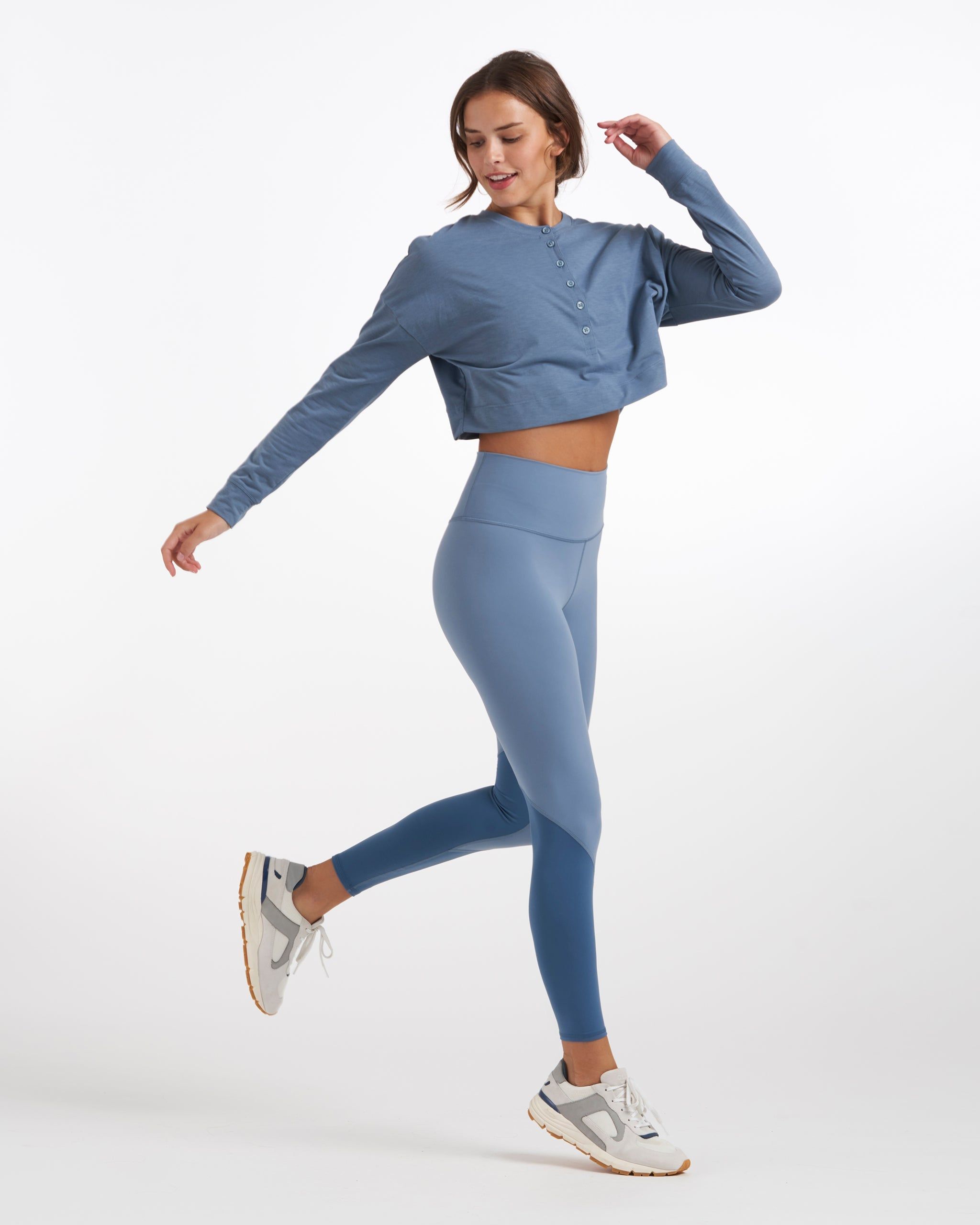 Colorblock Studio Legging | Cloud sold by Vuori product image thumbnail 5