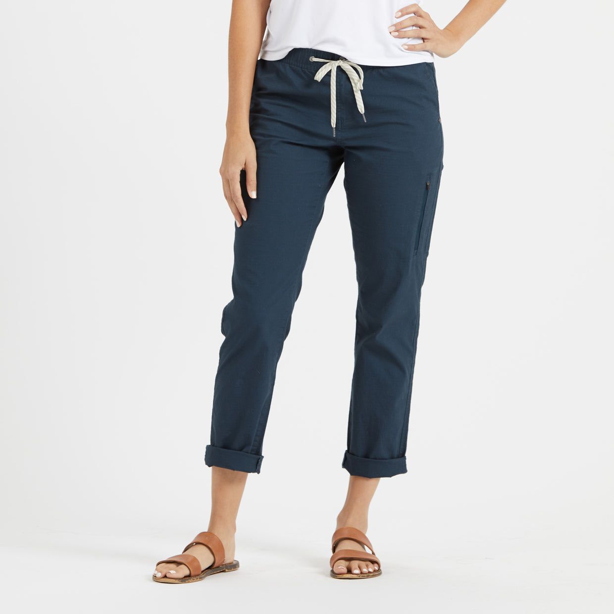 Womens Ripstop Pant | Indigo sold by Vuori