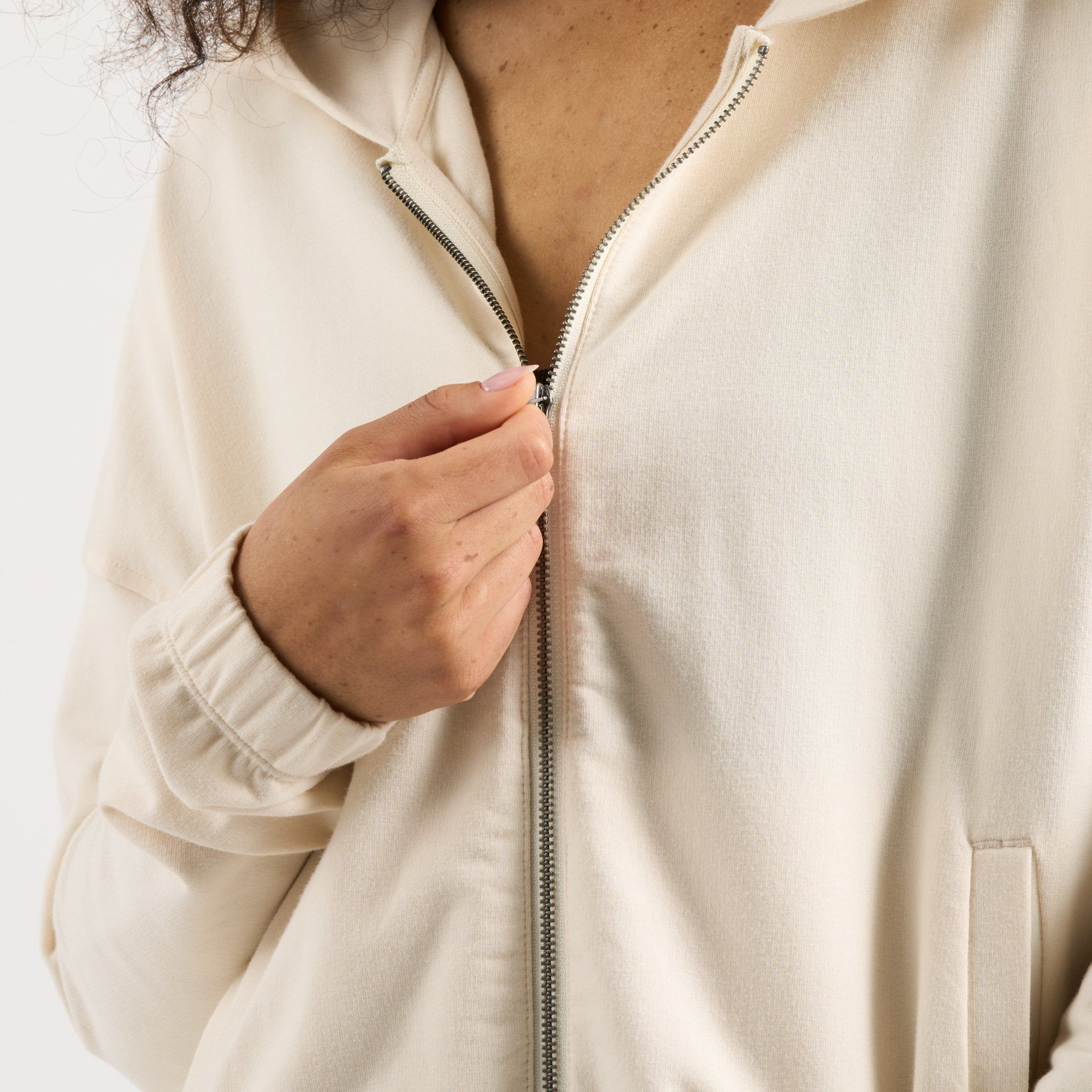 Laguna Zip Hoodie | Natural sold by Vuori