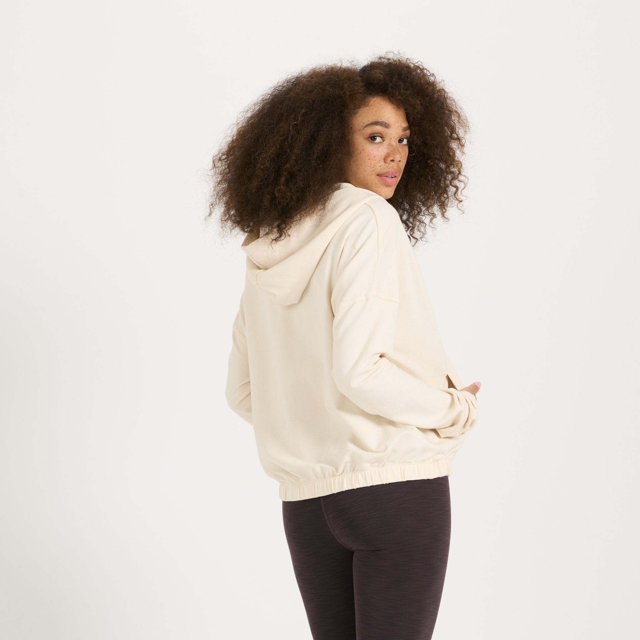 Laguna Zip Hoodie | Natural sold by Vuori product image thumbnail 3