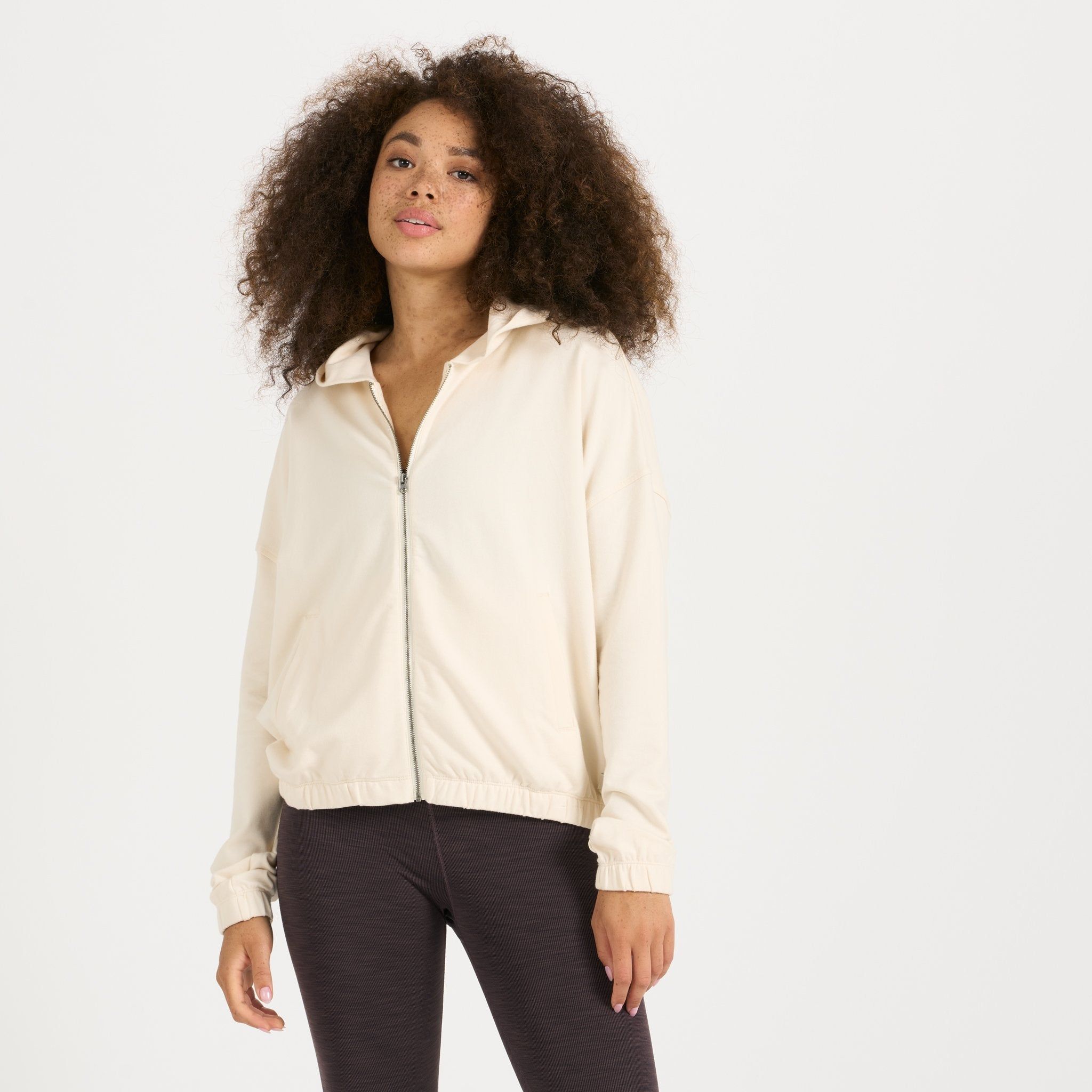 Laguna Zip Hoodie | Natural sold by Vuori product image thumbnail 2
