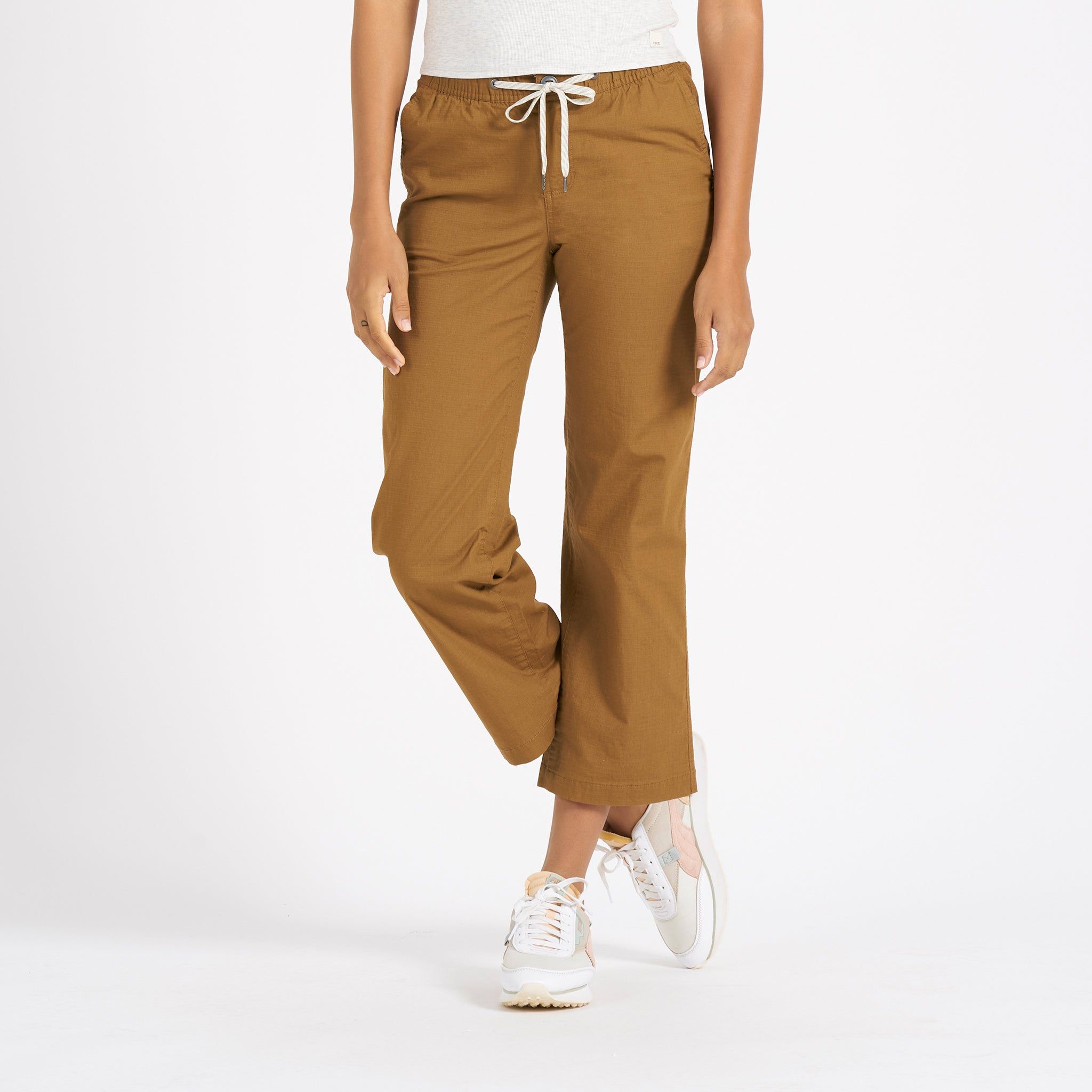 Womens Ripstop Wideleg | Tobacco sold by Vuori