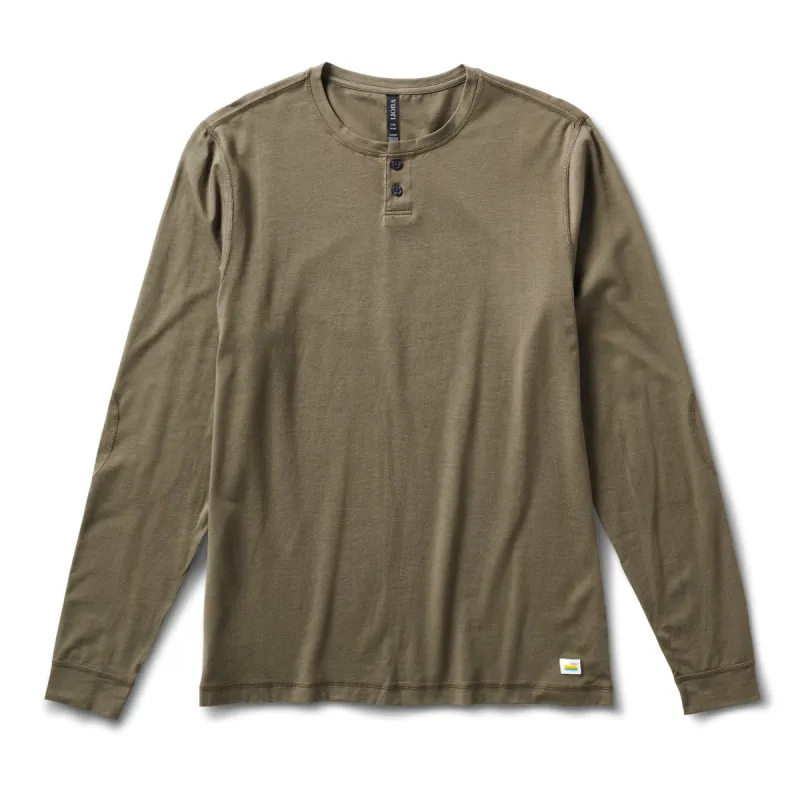 Long-Sleeve Ever Henley | Evergreen sold by Vuori