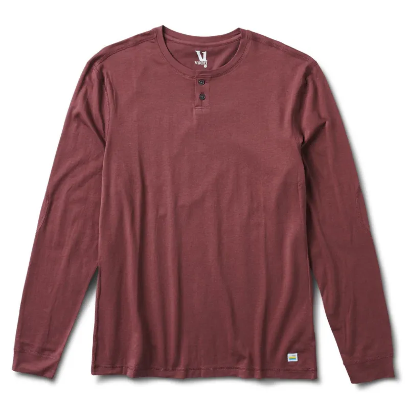 Long-Sleeve Ever Henley | Fig sold by Vuori