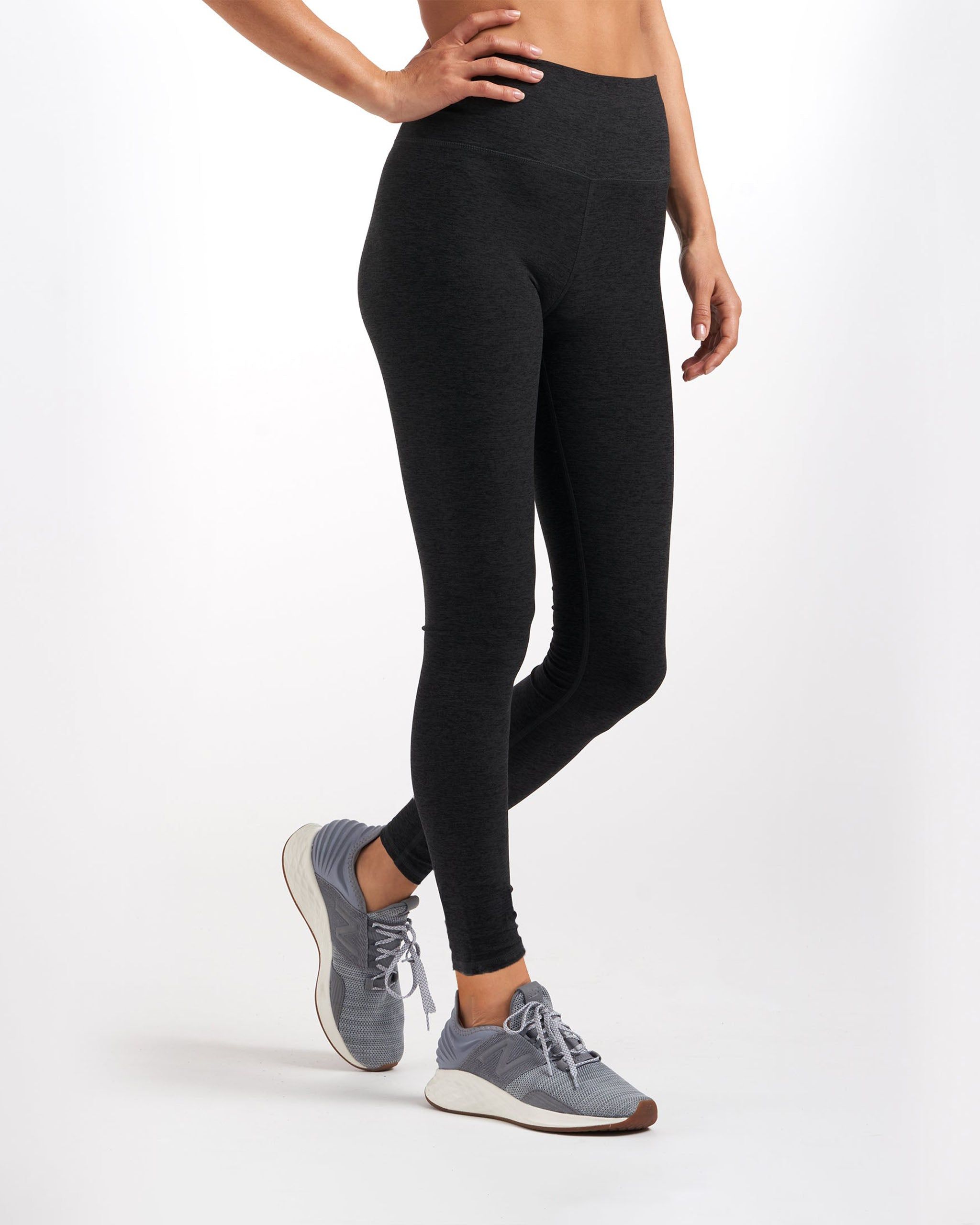 Clean Elevation Legging-Long | Black Heather sold by Vuori