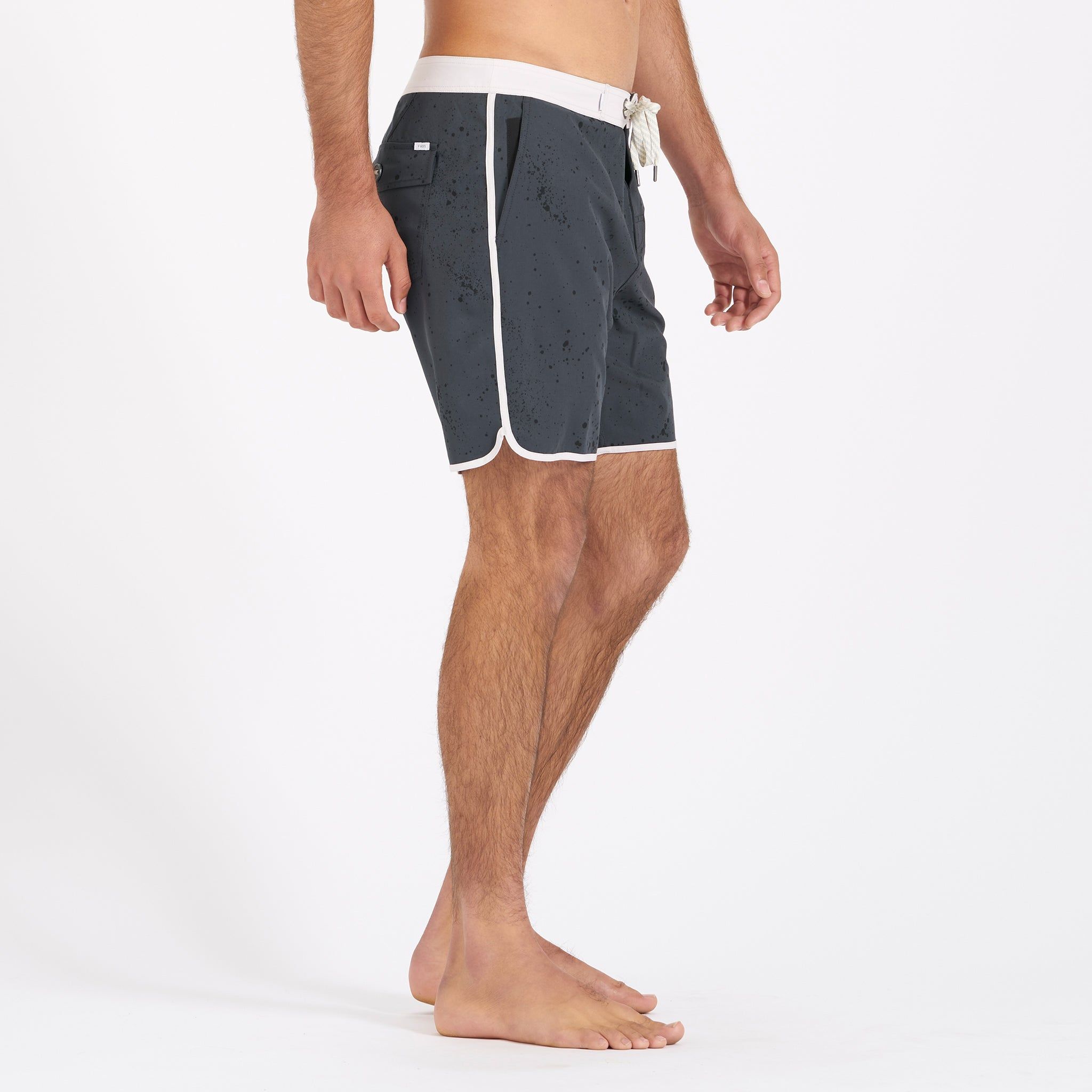 Cruise Boardshort | Charcoal Splatter sold by Vuori product image thumbnail 3