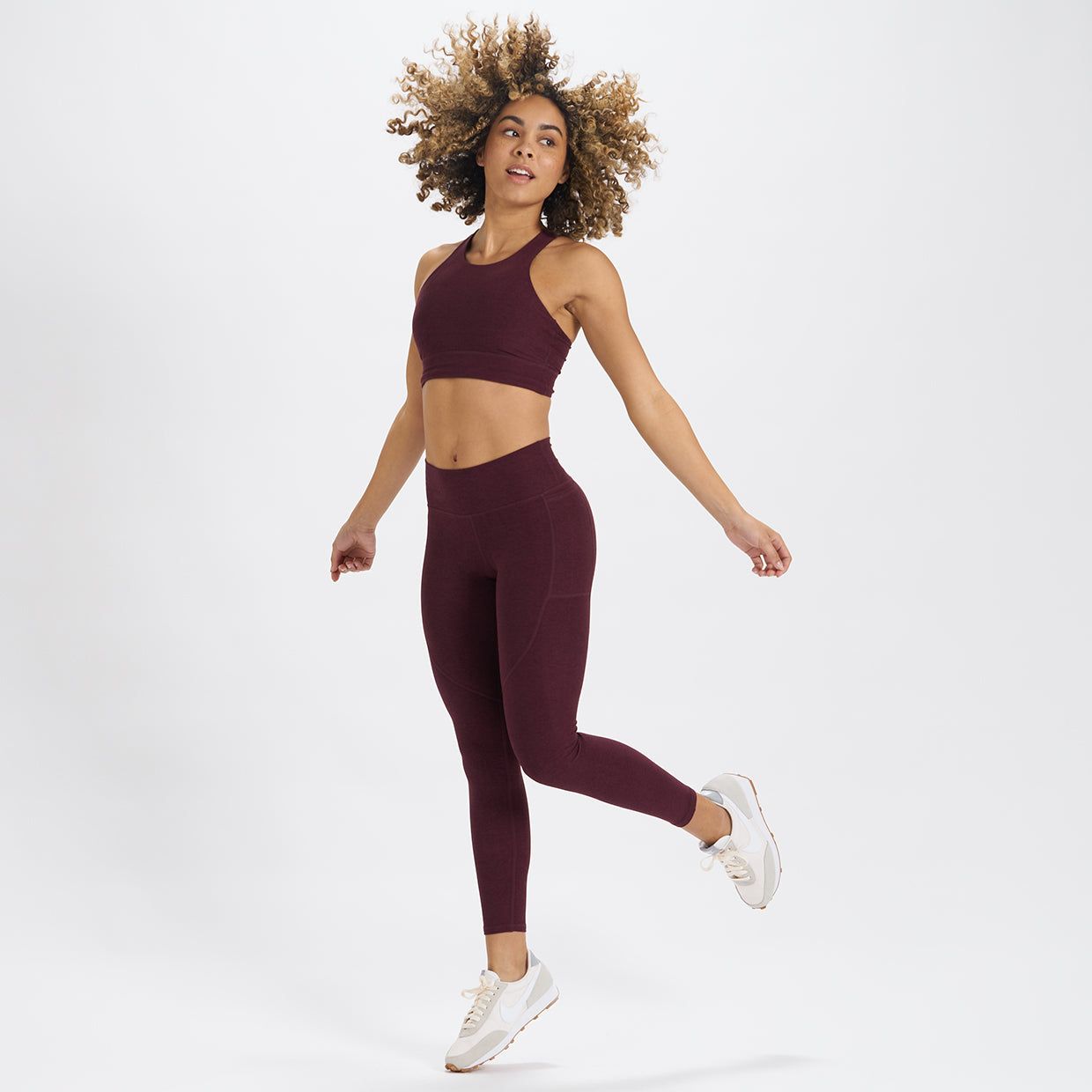 Elevation Performance Legging | Cerise Heather sold by Vuori product image thumbnail 4