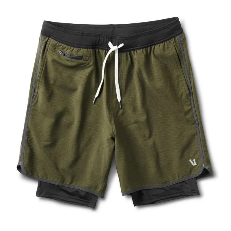 Stockton Short | Evergreen Linen Texture sold by Vuori