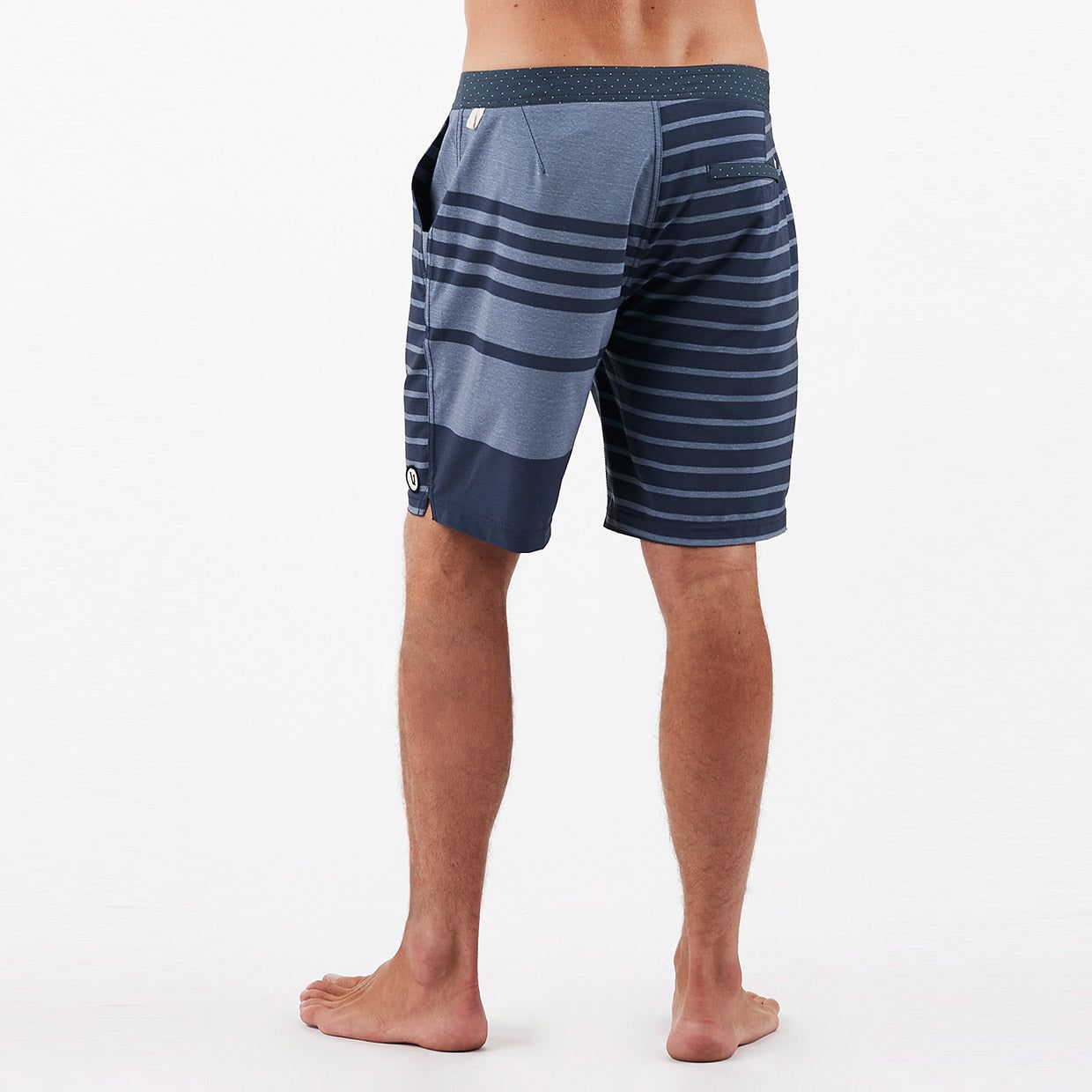 Equator Boardshort | Navy Asym Block sold by Vuori product image thumbnail 3