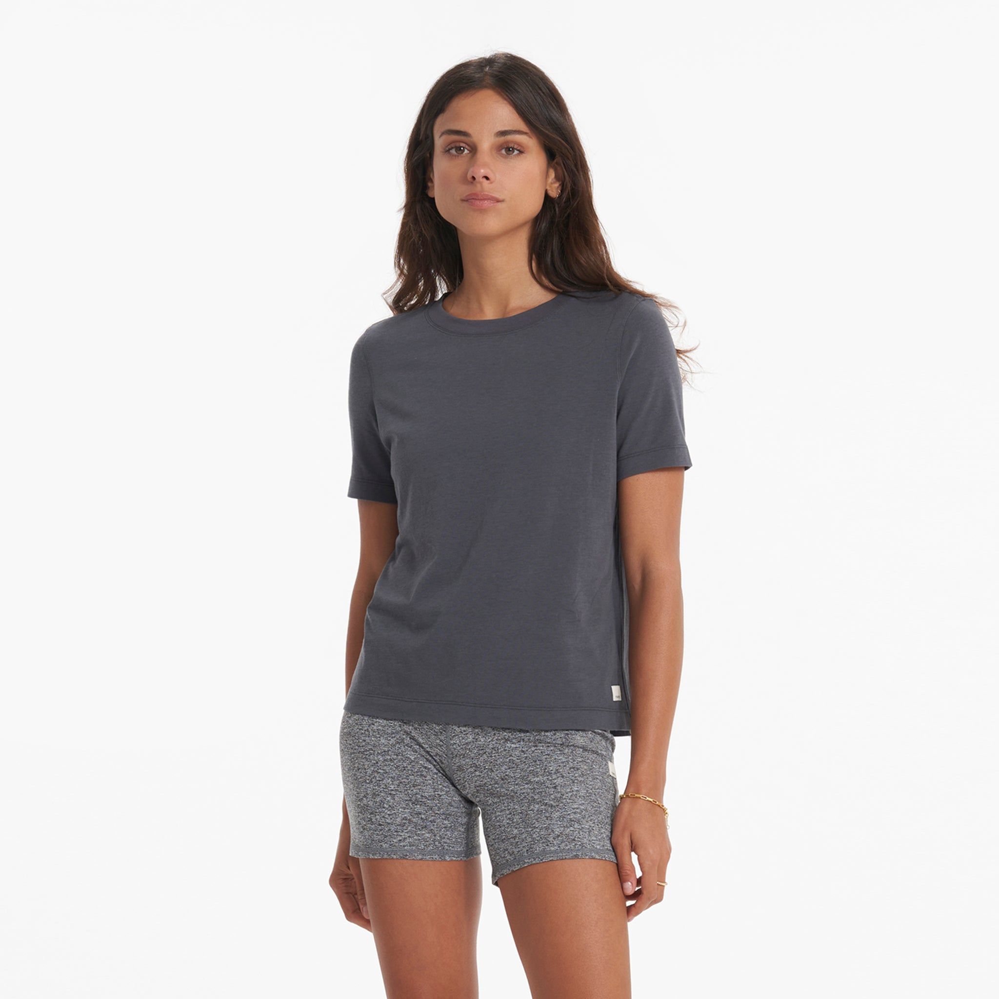 Coast Tee | Charcoal sold by Vuori
