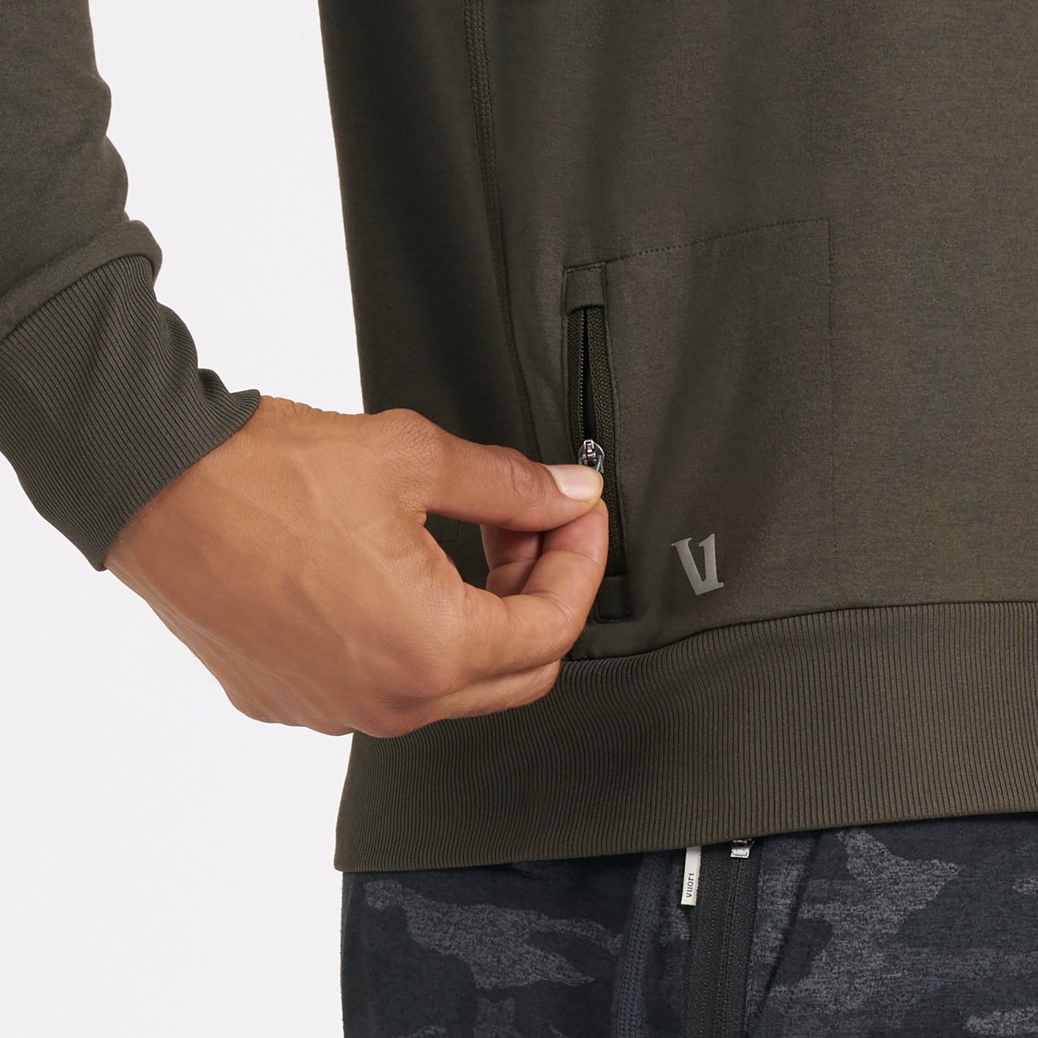 Ponto Performance Crew | Oregano Heather sold by Vuori product image thumbnail 5