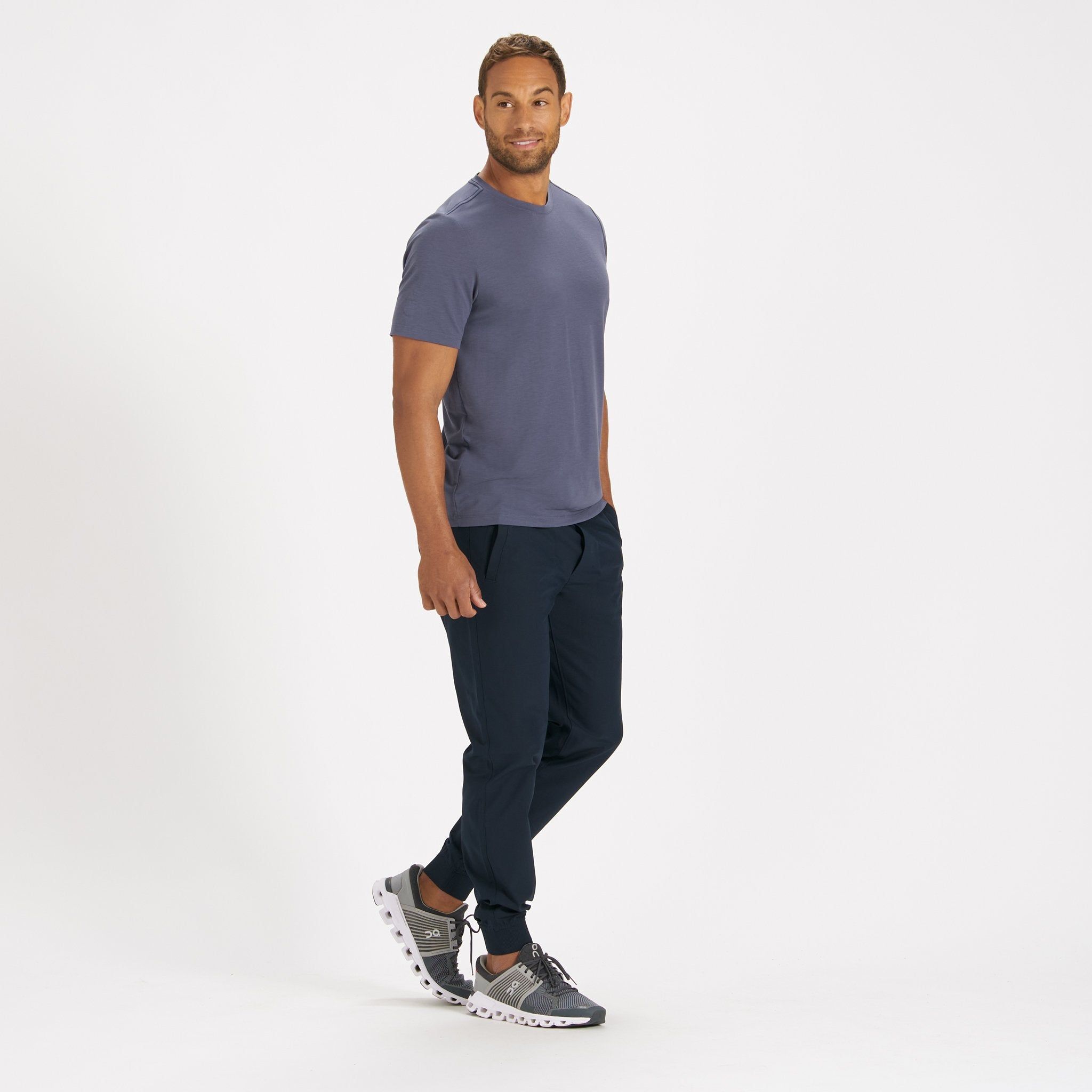 Current Tech Tee | Azure sold by Vuori product image thumbnail 4