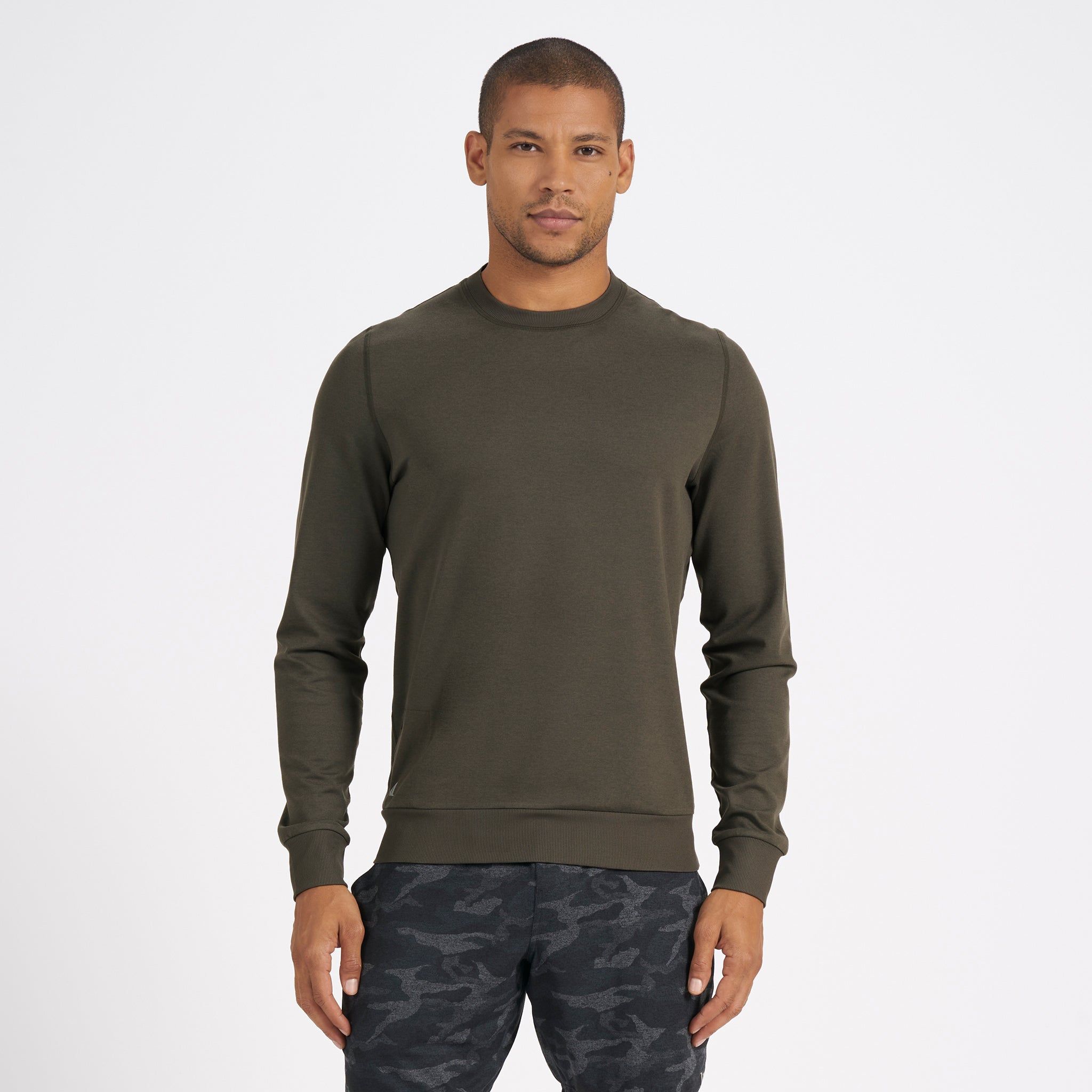Ponto Performance Crew | Oregano Heather sold by Vuori product image thumbnail 2