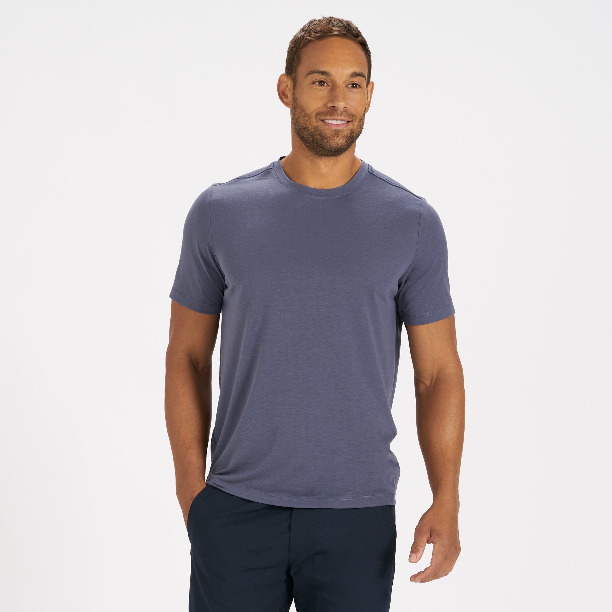 Current Tech Tee | Azure sold by Vuori product image thumbnail 2
