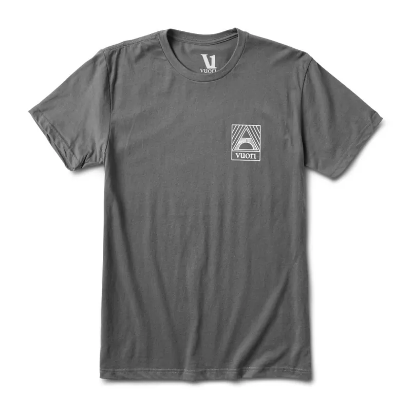 Geometric Pocket Tee | Charcoal sold by Vuori