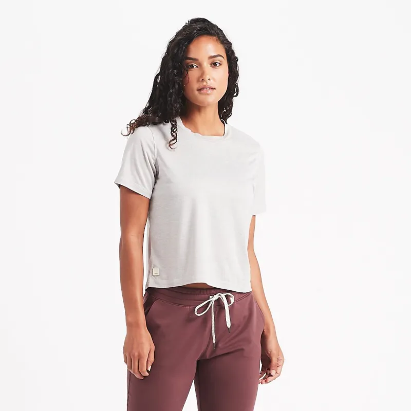 Boyfriend Tee | Light Heather Grey sold by Vuori