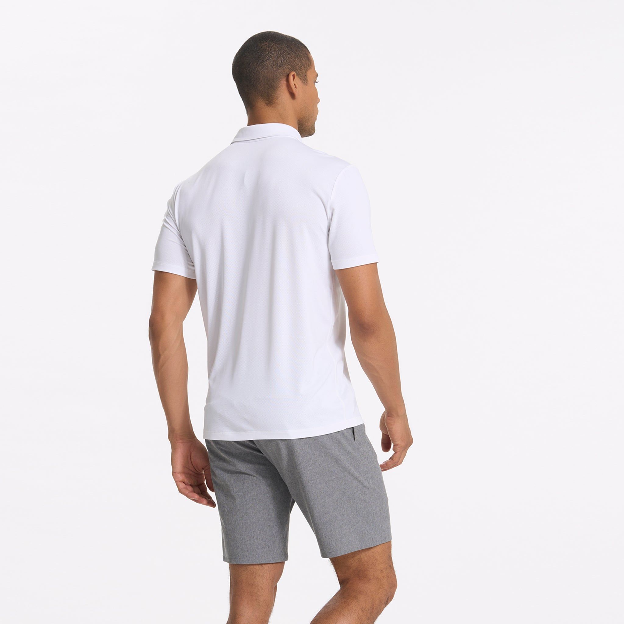 Zephyr Polo | White sold by Vuori product image thumbnail 4