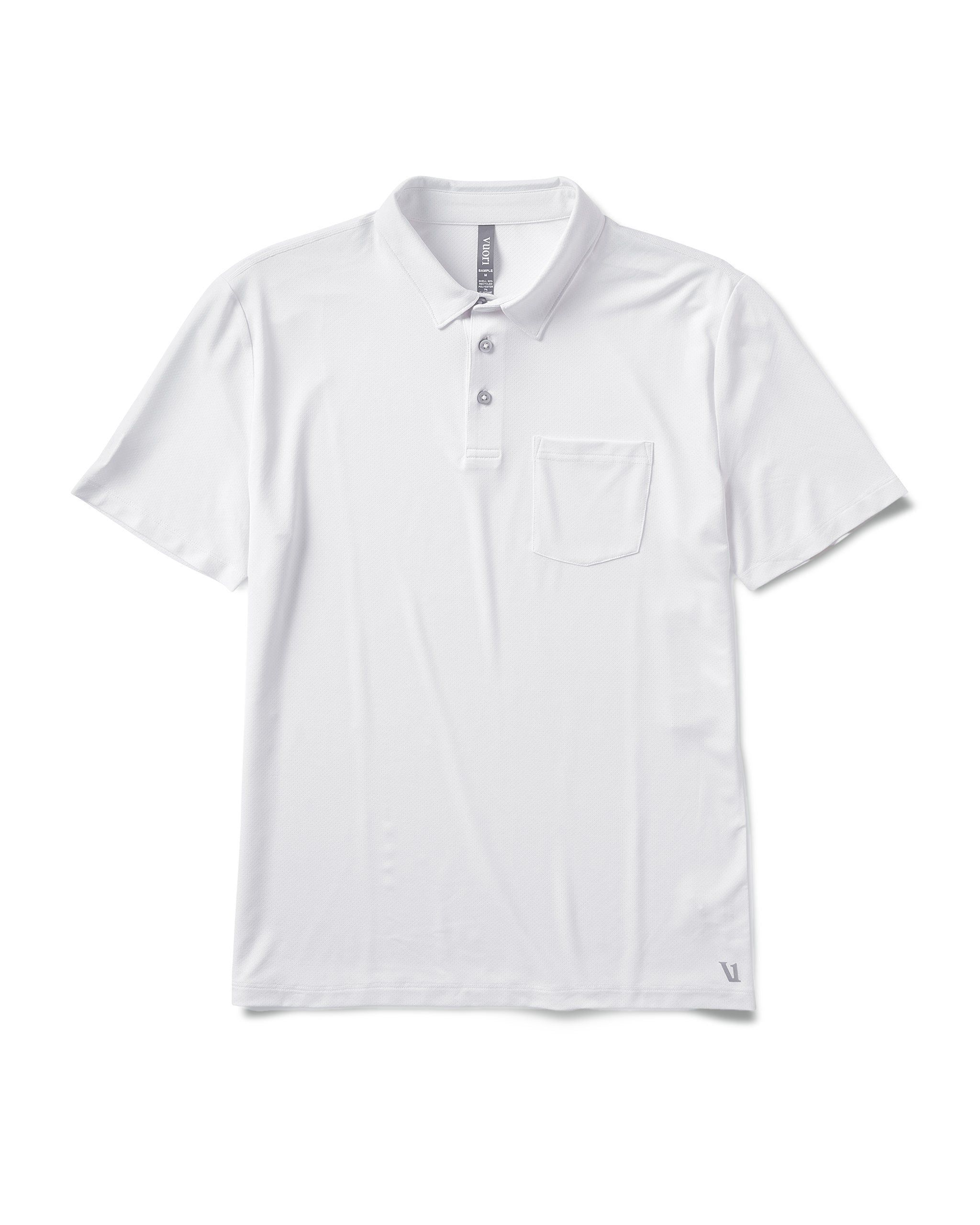 Zephyr Polo | White sold by Vuori