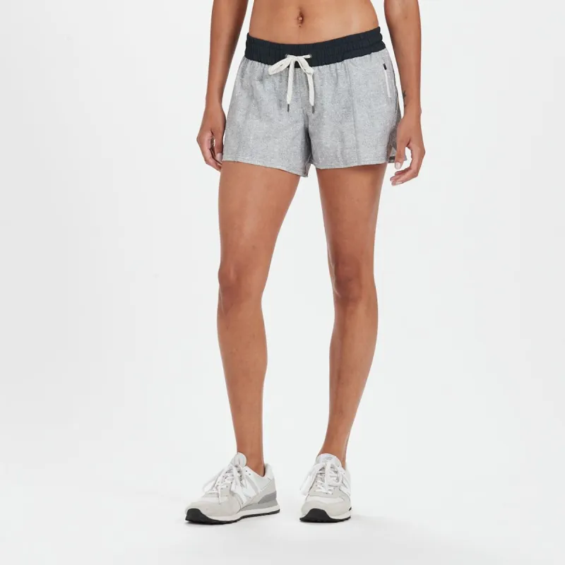 Clementine Short 4" | Grey Twill Texture sold by Vuori