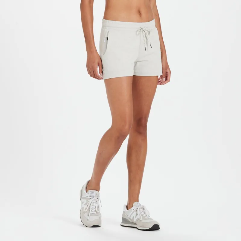 Halo Performance Short | Dove Grey Heather sold by Vuori
