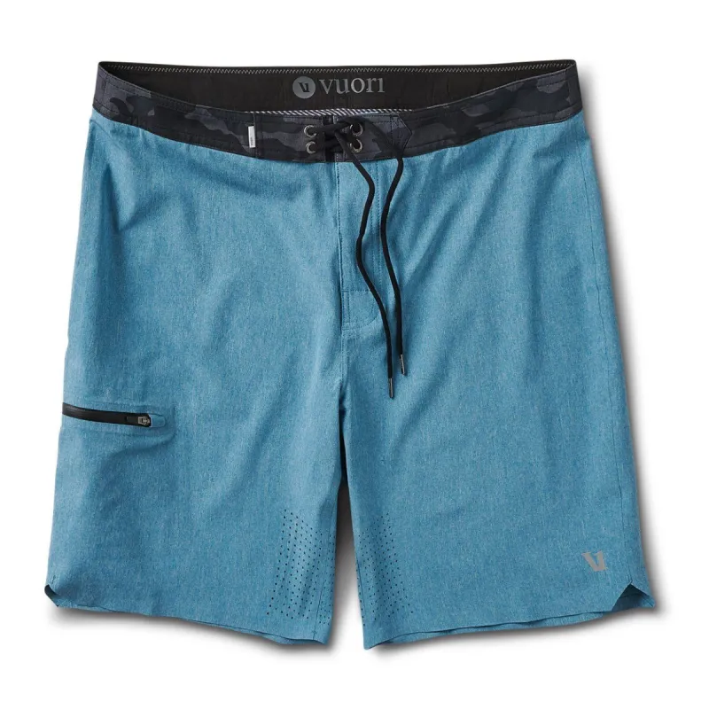 Sonic Seamless Boardshort | Sapphire Linen Texture sold by Vuori