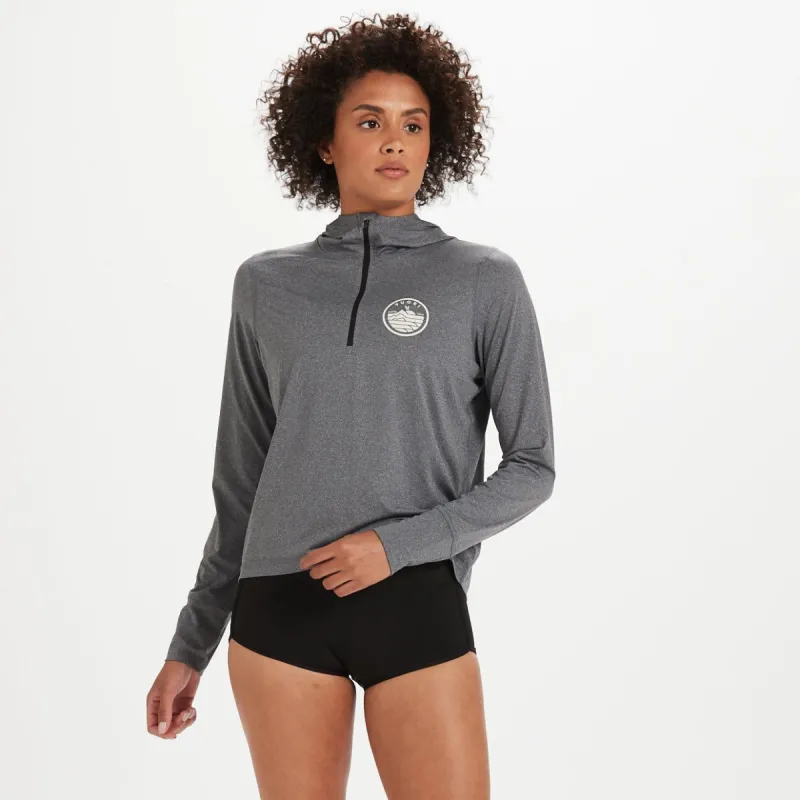 Shoreline 1/2 Zip | Charcoal Heather sold by Vuori