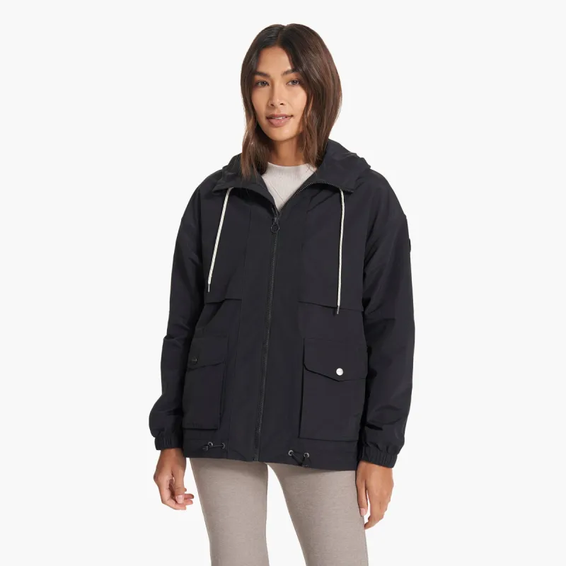 Elijo Rain Jacket | Black sold by Vuori
