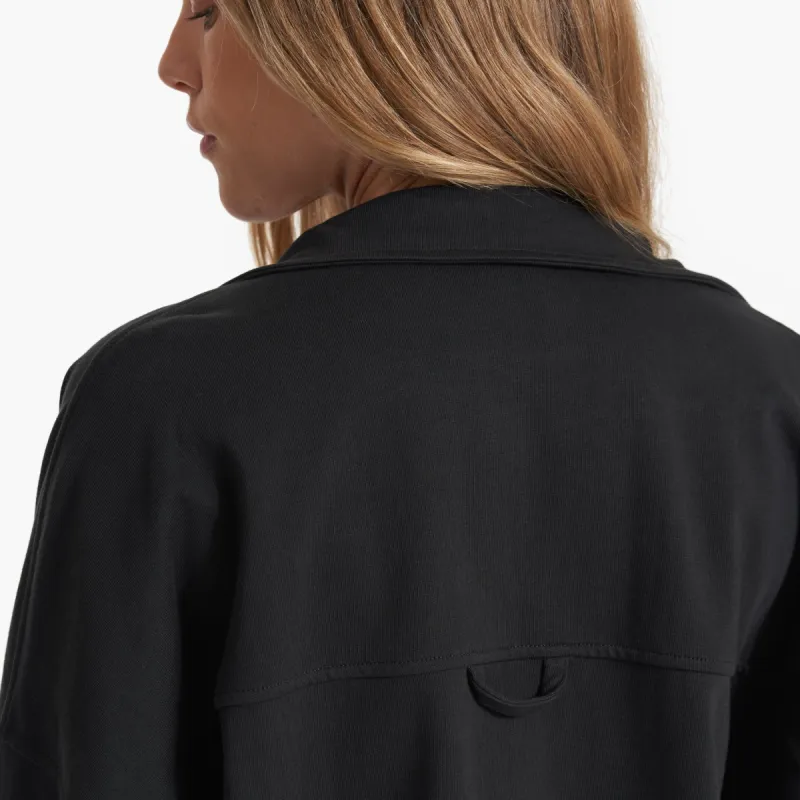 Mackenzie Shirt Jacket | Washed Black sold by Vuori