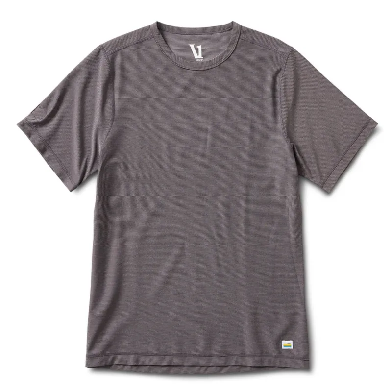 Flux Tee | Oxblood Heather sold by Vuori