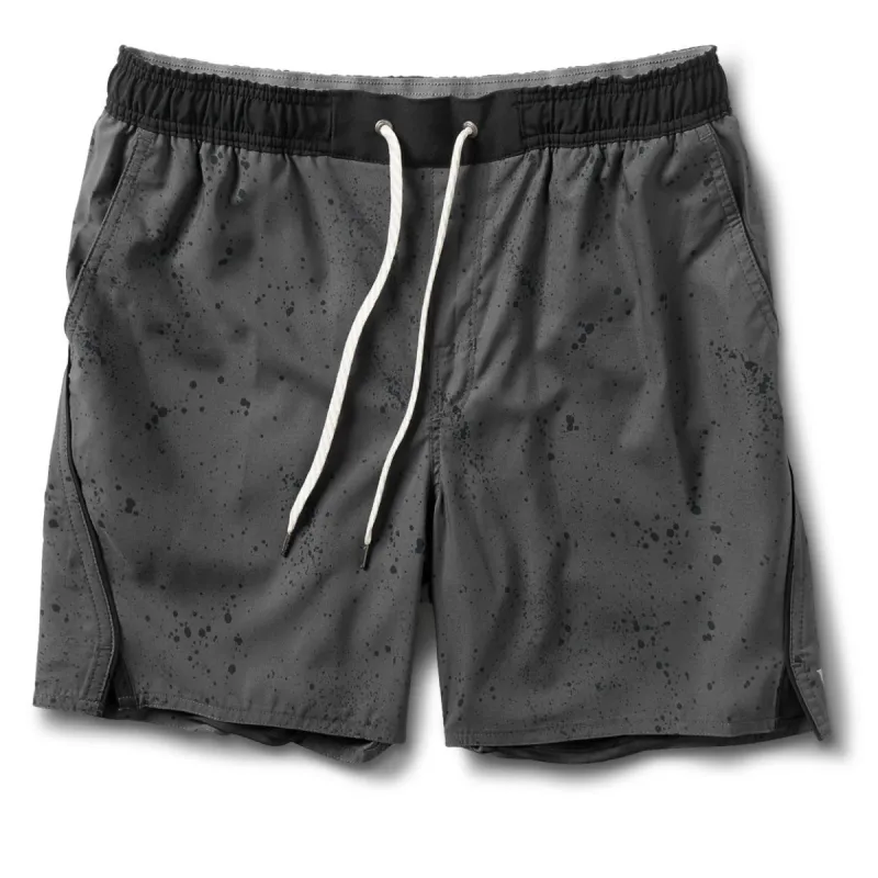 Trail Short | Charcoal Splatter sold by Vuori