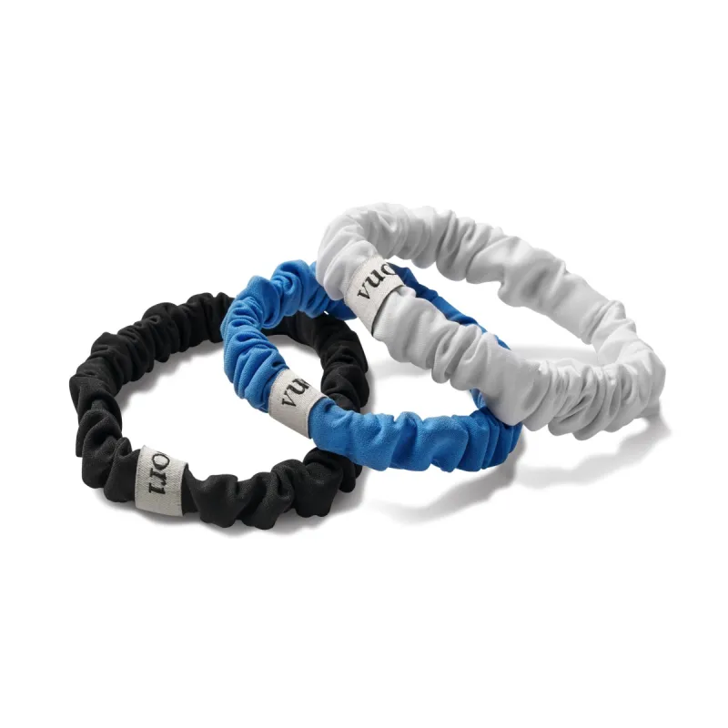 Mini Scrunchy 3 Pack | Black/Baltic/White sold by Vuori