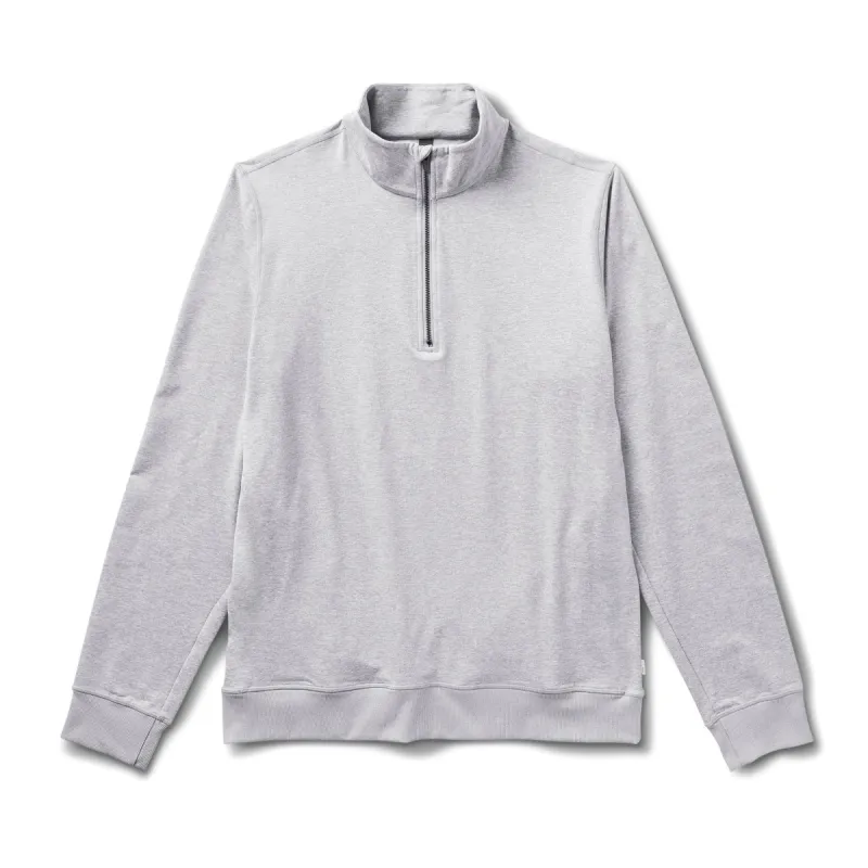 Coronado Half Zip | Light Heather Grey sold by Vuori