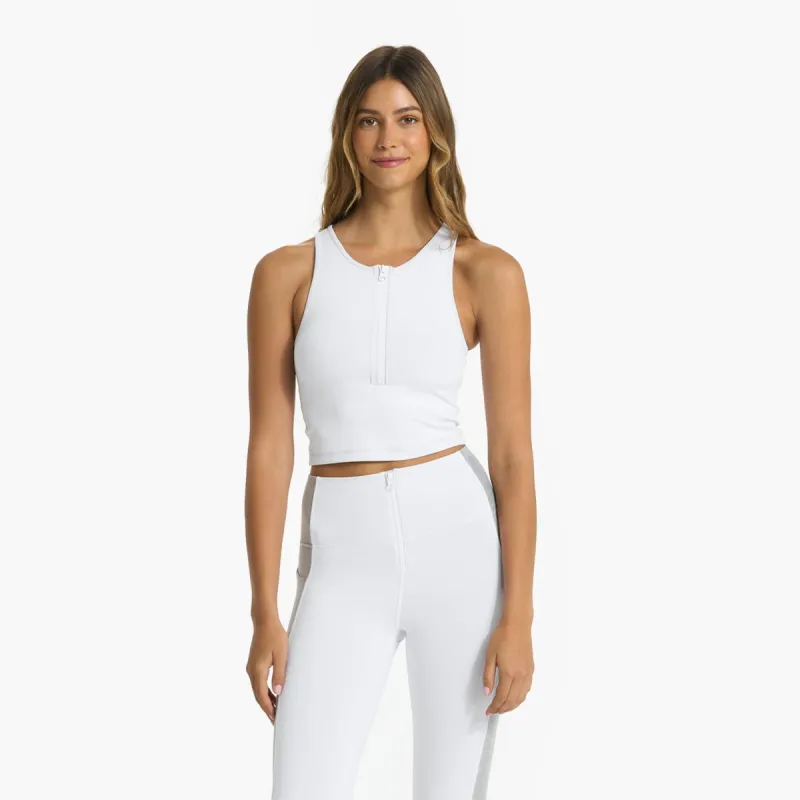 Granite Zip Tank | White sold by Vuori