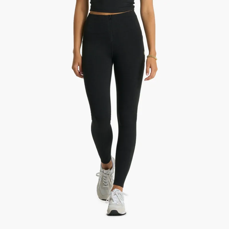 Granite Heathered Legging | Black Heather sold by Vuori