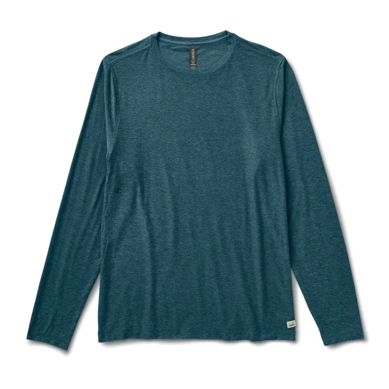 Long Sleeve Strato Tech Tee | Beryl Heather sold by Vuori