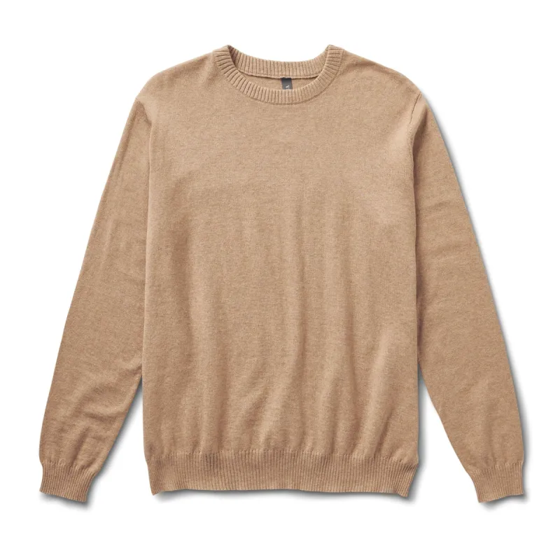 Fluent Sweater | Camel Heather sold by Vuori