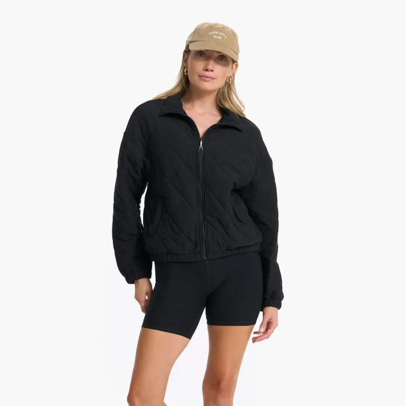 Halo Insulated Jacket | Black Heather sold by Vuori