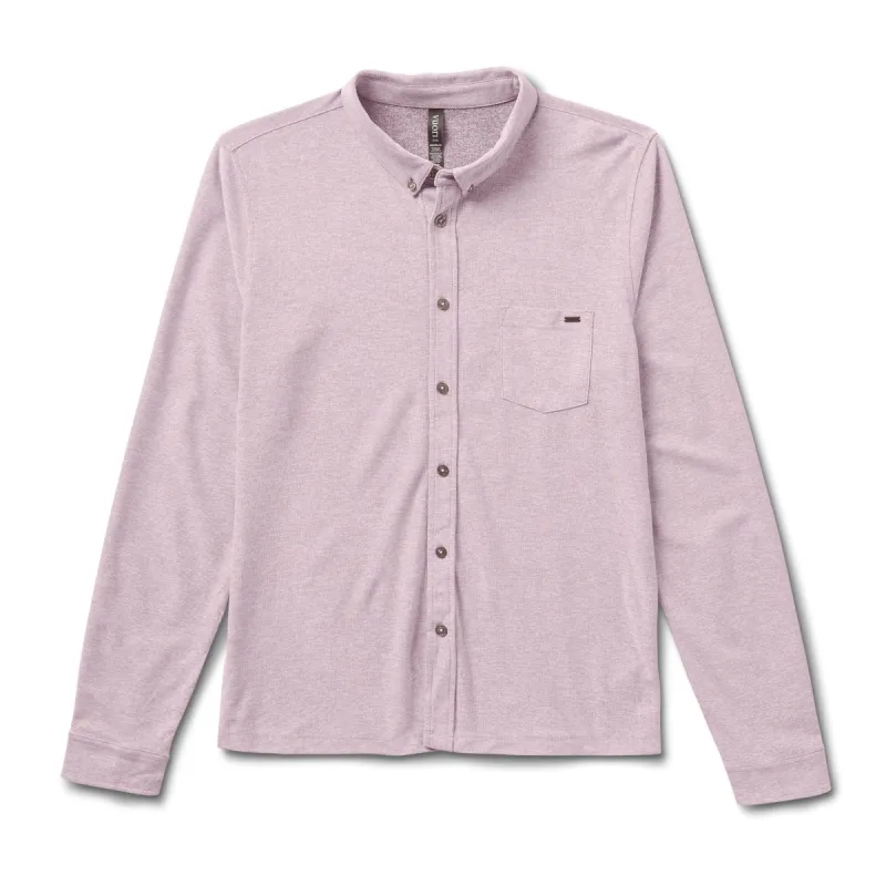 Long Sleeve Ace Button Down | Saltwater Red sold by Vuori