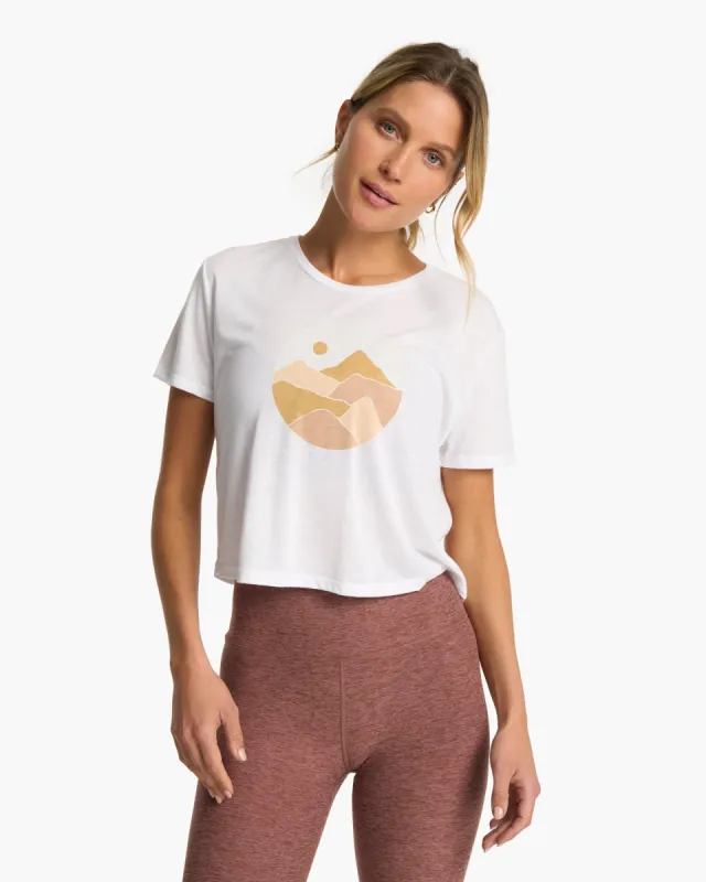 Women's Landscapes Tee | White sold by Vuori