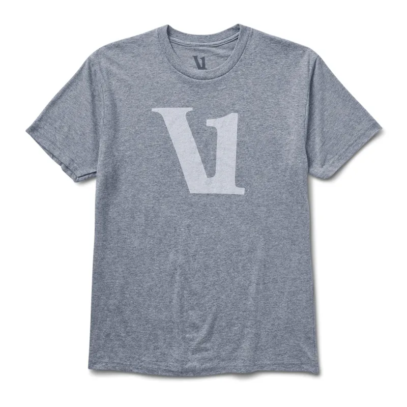 V1 Logo Tee | Heather Grey / Salt sold by Vuori