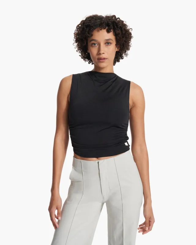 Westerlies Mock Tank | Black sold by Vuori