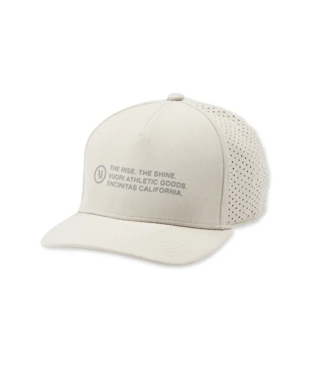 Vuori Water Tech Hat | Pale Wheat Heather sold by Vuori